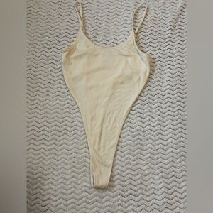 Cream bodysuit